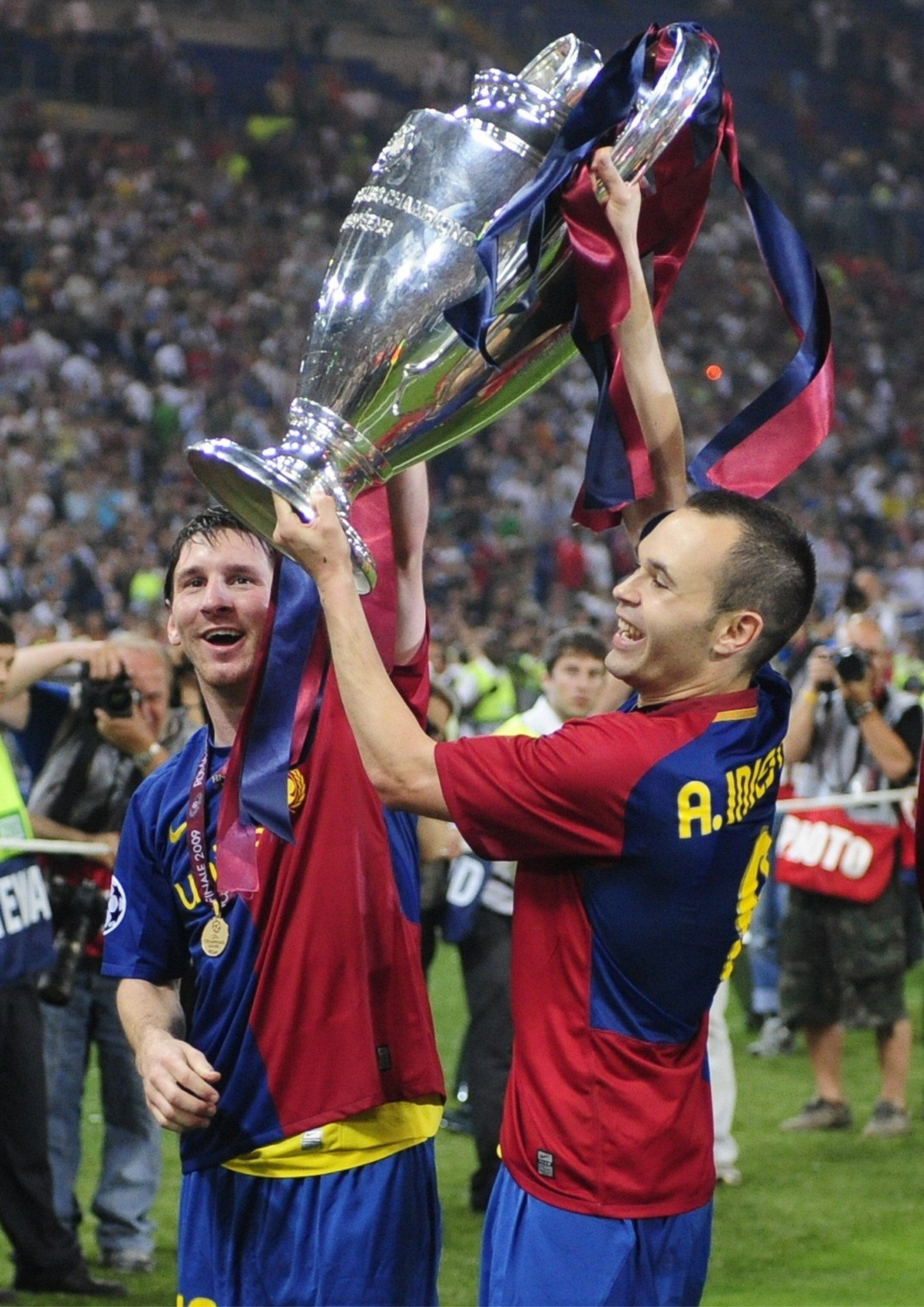 MESSI-INIESTA| FOOTBALL | POSTER