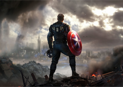 CAPTAIN AMERICA-AVENGERS | LANDSCAPE | POSTER