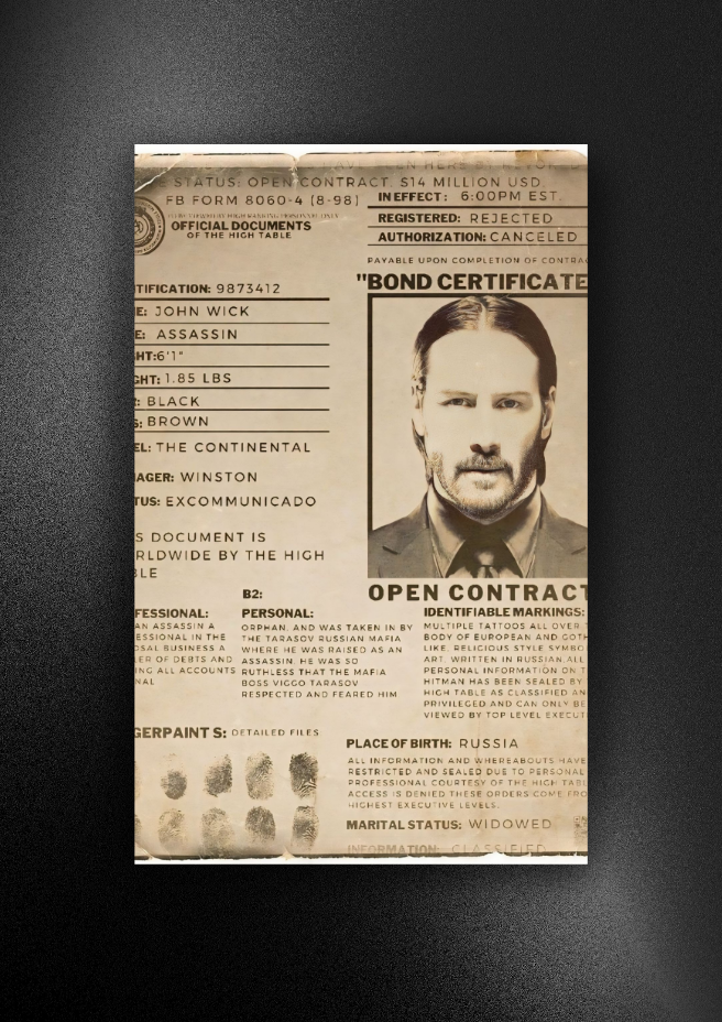 JOHN WICK | Movie | Poster