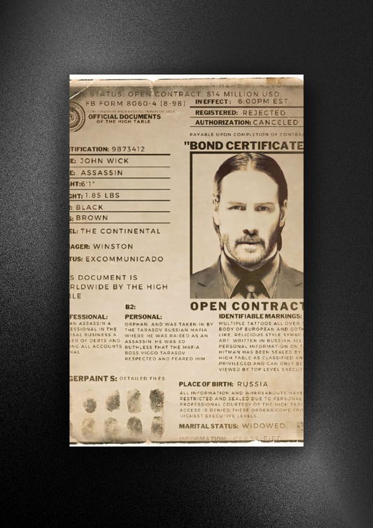 JOHN WICK | Movie | Poster