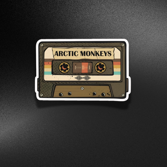 ARCTIC MONKEYS MUSIC VINTAGE CASATTE | STICKER