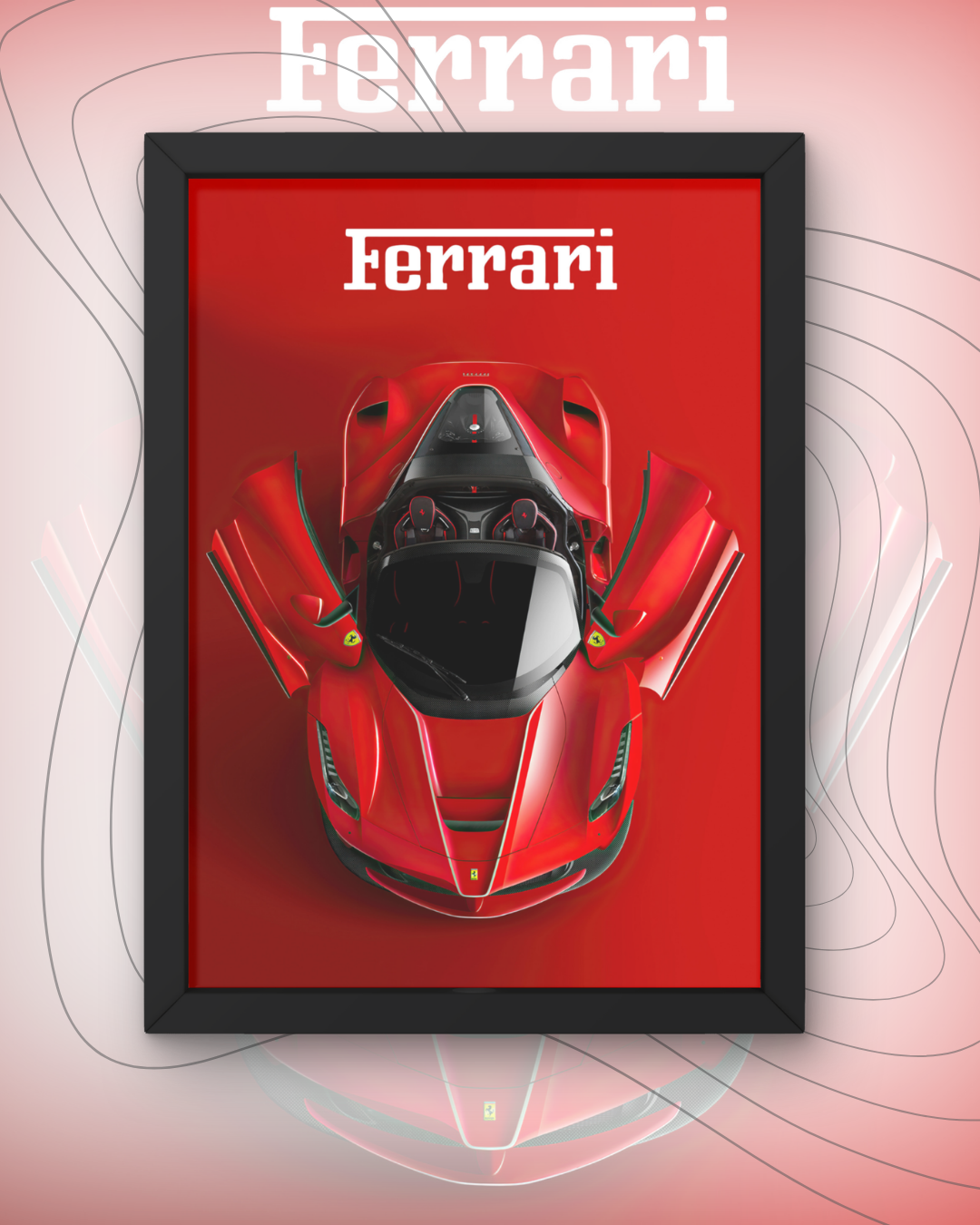 FERRARI 488 SPIDER | WALL FRAME