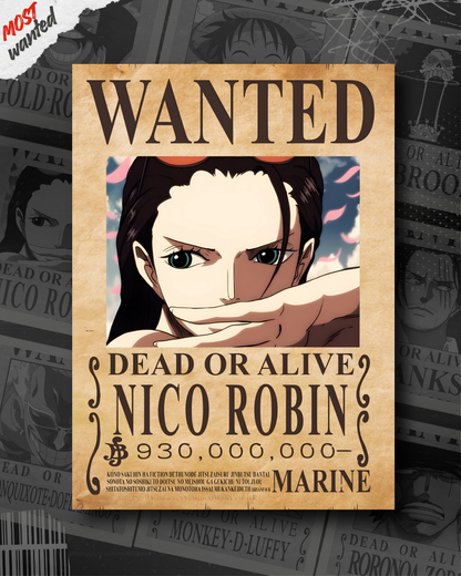ROBIN - ONE PIECE WANTED POSTER